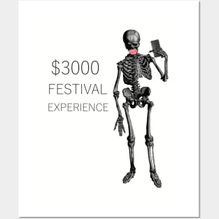 $3000 festival experience Posters and Art